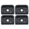4pcs Air Conditioner Shock Pad Outdoor Unit Vibration Damping Rubber Pad Foot Pad For Air Conditioning Systems