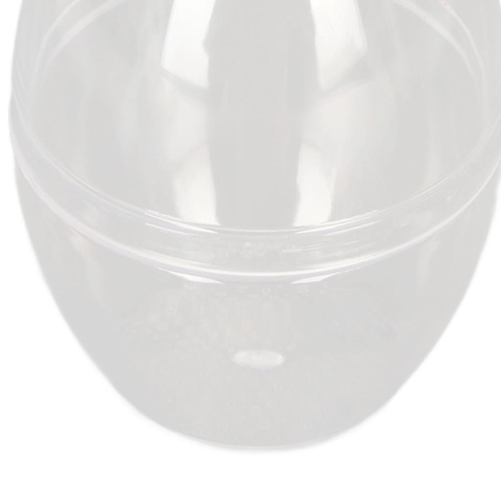 5 stücke Make-Up Schwamm Lagerung Box Fall Tragbare Transparent Ei Geformt Schwamm Mixer Halter Container