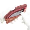 Inden Long Wallet Bundle L Thin Deerskin Red x White Lacquer Hydrangea Pattern [Indenya] 2107-13-174
