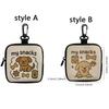 Transparent Window Dog Training Bag Portable Pet Snack Bag Dog Treat Pouch  Puppy Training