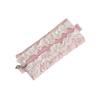 Cute Lace Ruffle Pencil Case for Kids Girl Sweet Cartoon Makeup Brush Organizer Large Capacity Soft Fabric Stationery Storage