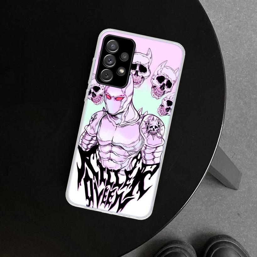JOJO Anime Cartoon Phone Case Cover For Samsung Galaxy A12 A22 A32 A52 A72 A02S A51 A50S A31 A20S A10S Note 20 Ultra 10 Plus Gal