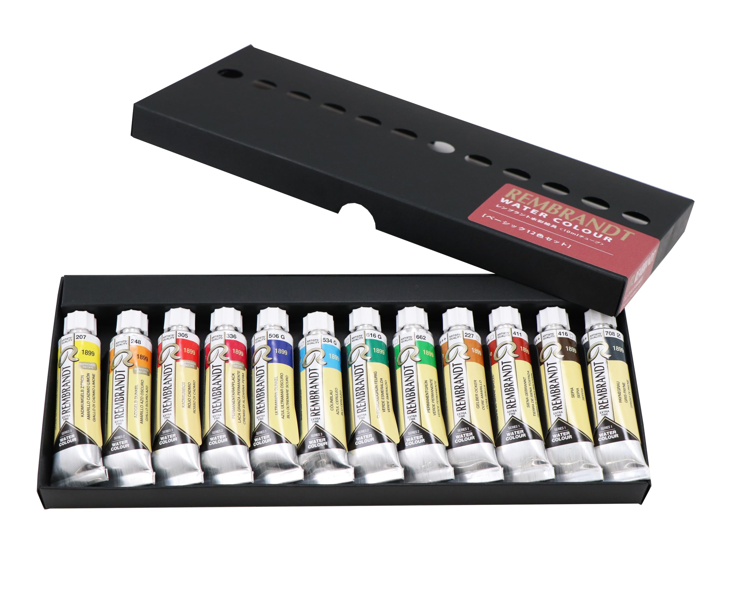 

Акварельные краски Talens Japan Rembrandt Basic 12 цветов набор 10 мл RWC10-B12
