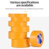 Orange General Purpose Masking Tapes Strong Masking Tape Car Painting No-trace Adhesive Tape Walls Paint Protection Crepe PaperPinstriping Tape 3
