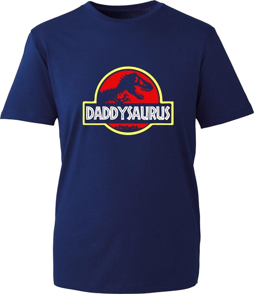 Daddysaurus Funny Fathers Day Unisex TShirt Papa Pops Grandpa Grandad TRex Tee S