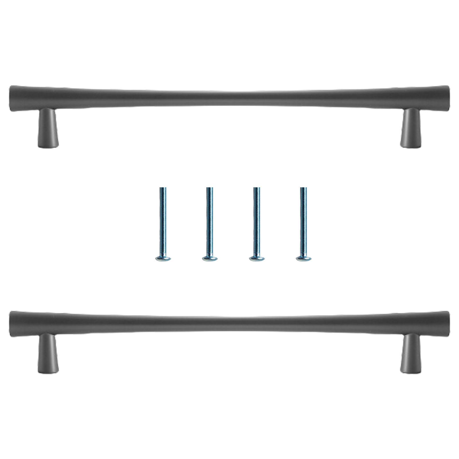 

Пара ручок для шафи, ручки для висувних ящиків, ручки-кнопки для комода, сучасні меблеві ручки, просте встановлення для кухні та ванної кімнати T1 сірий