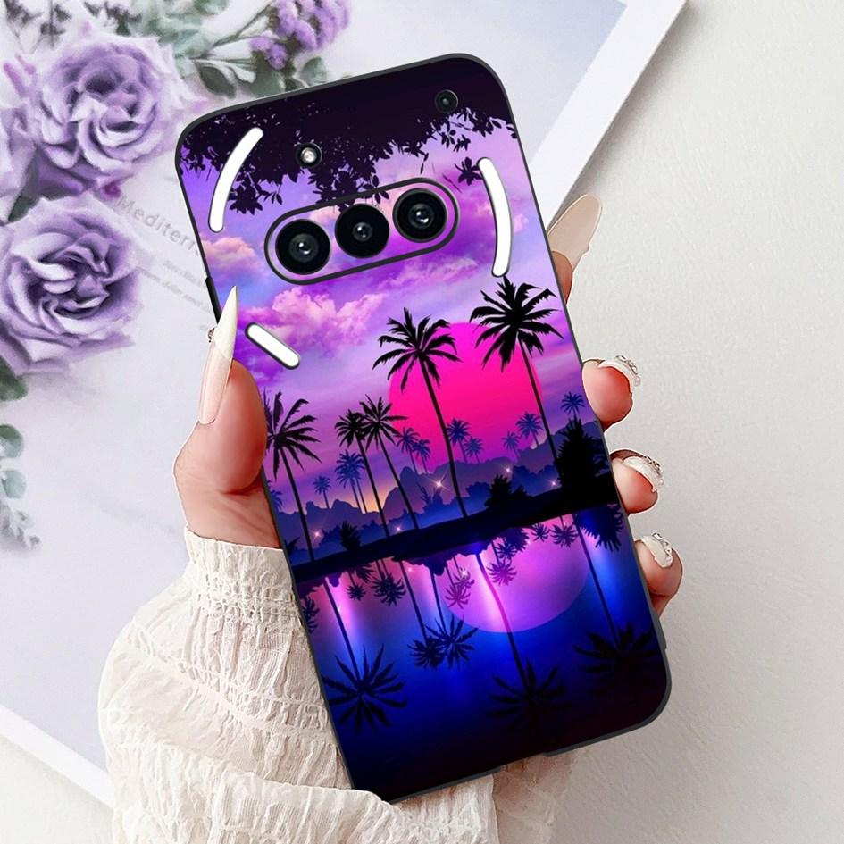 For Nothing Phone 3A 2025 Case A059 Fashion Flower Cats Cartoon Silicone Soft Shockproof Cover For Nothing Phone3A 3A Pro Bumper