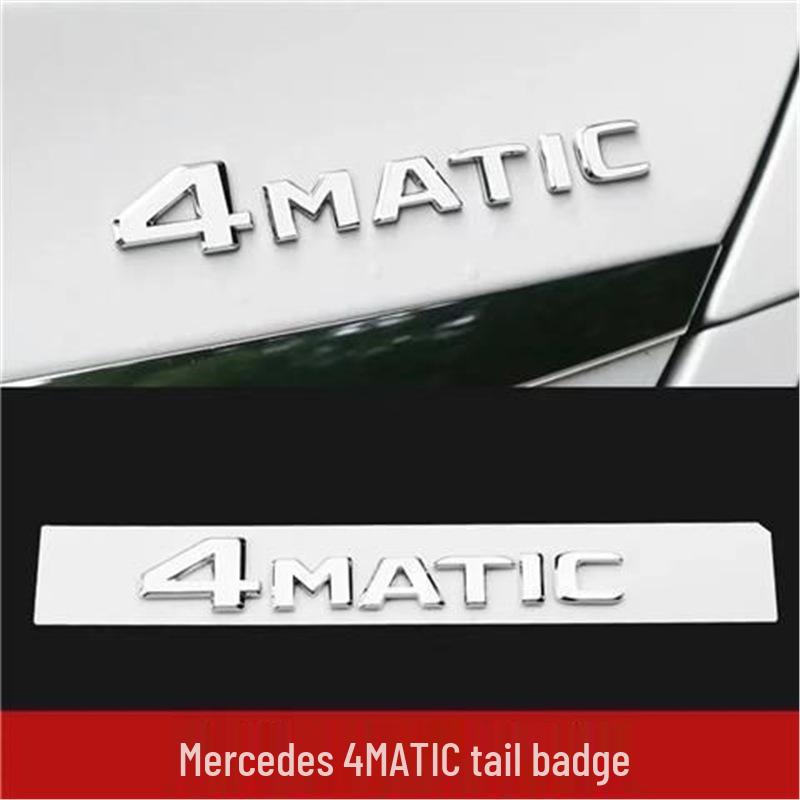 Compatible Mercedes GLB220/GLB200/GLB35 AMG 4MATIC Rear Tail Badge Emblem Sticker