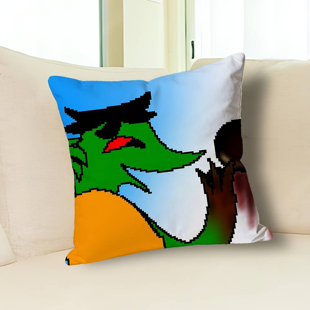 H-House Of Puso B-Bayani Cartoon Pillow Cover, 4K HD Printed Cushion Cover case with Various Exquisite Patterns