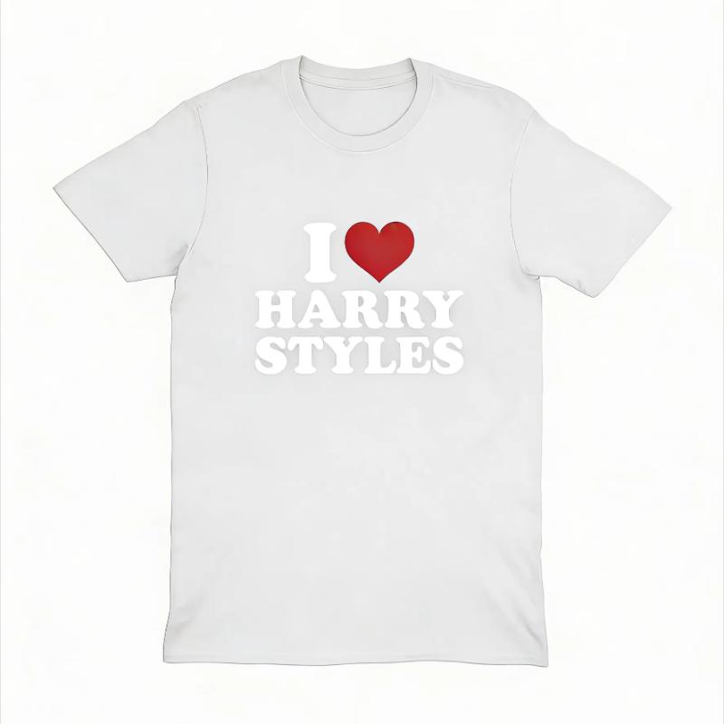 2026 New Love Harry Styles 100Cotton shirt unisex Y2k HighQuality Summer Unisexs Oneck Short sleeve graphic Tshirt fan gift