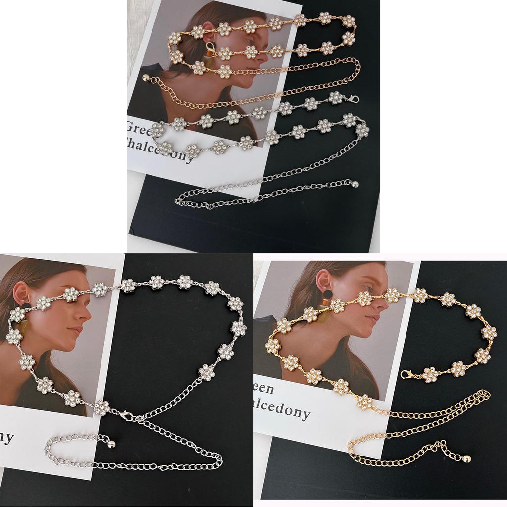 Elegant Metal Waist Chain For Women With Adjustable Link Belt Fashion Accessory For Casual Wear