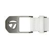 TaylorMade Men's Basic T-Buckle Belt, White, One Size Fits Up To 95cm, Visor, 2025SS UN565