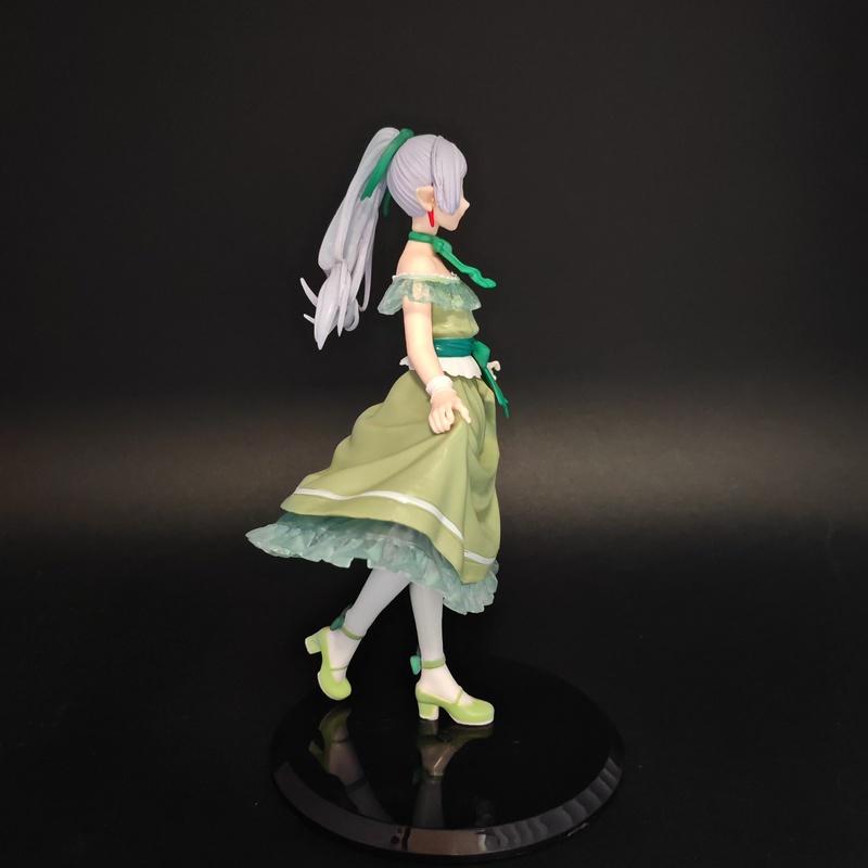 New Figure Frieren Beyond Journey'S End Anime Figure Dress Ver. Beautiful Girl Model Desktop Ornament Ornament Collectable Toys