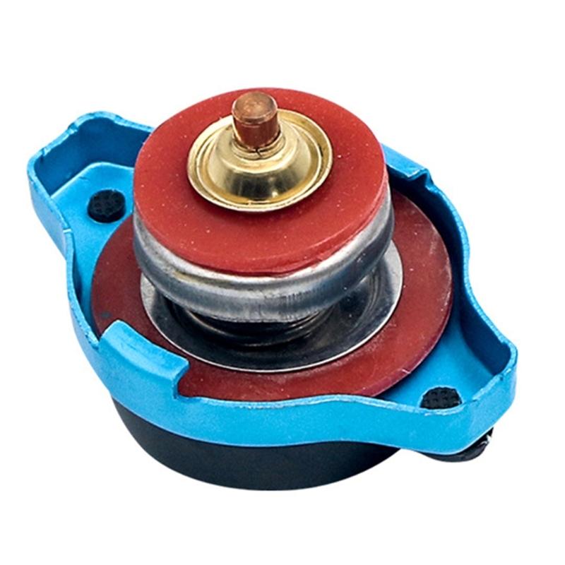 Automotive Motorcycle Car Cooling Systems Radiator Caps With Built In Thermometer, Readout 0.9Bar Seal Easy Installation
