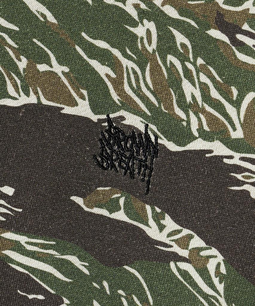 Camo Pattern Hoodie - Black