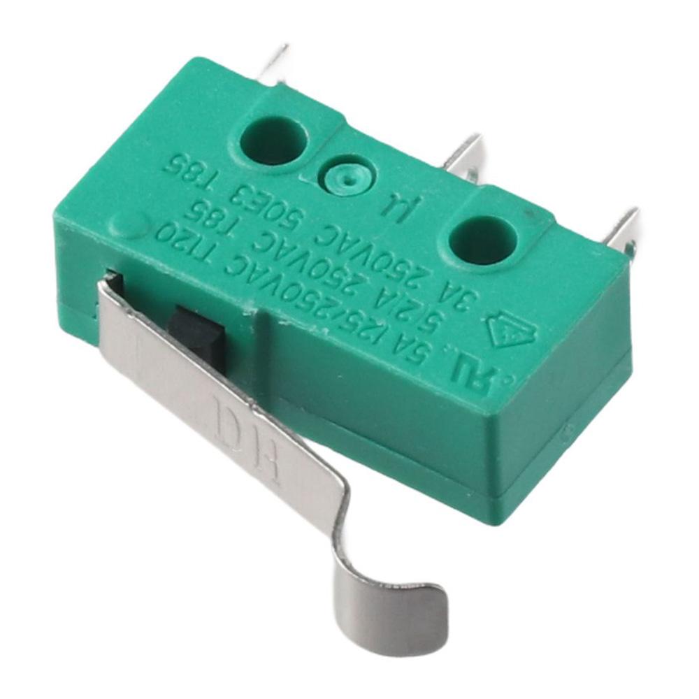5PCS Portable KW4-3Z-3 Micro Switch 5A 3 Terminal Hinge Lever Switch AC 125V Green Limit Switch 3D Printer Accessories