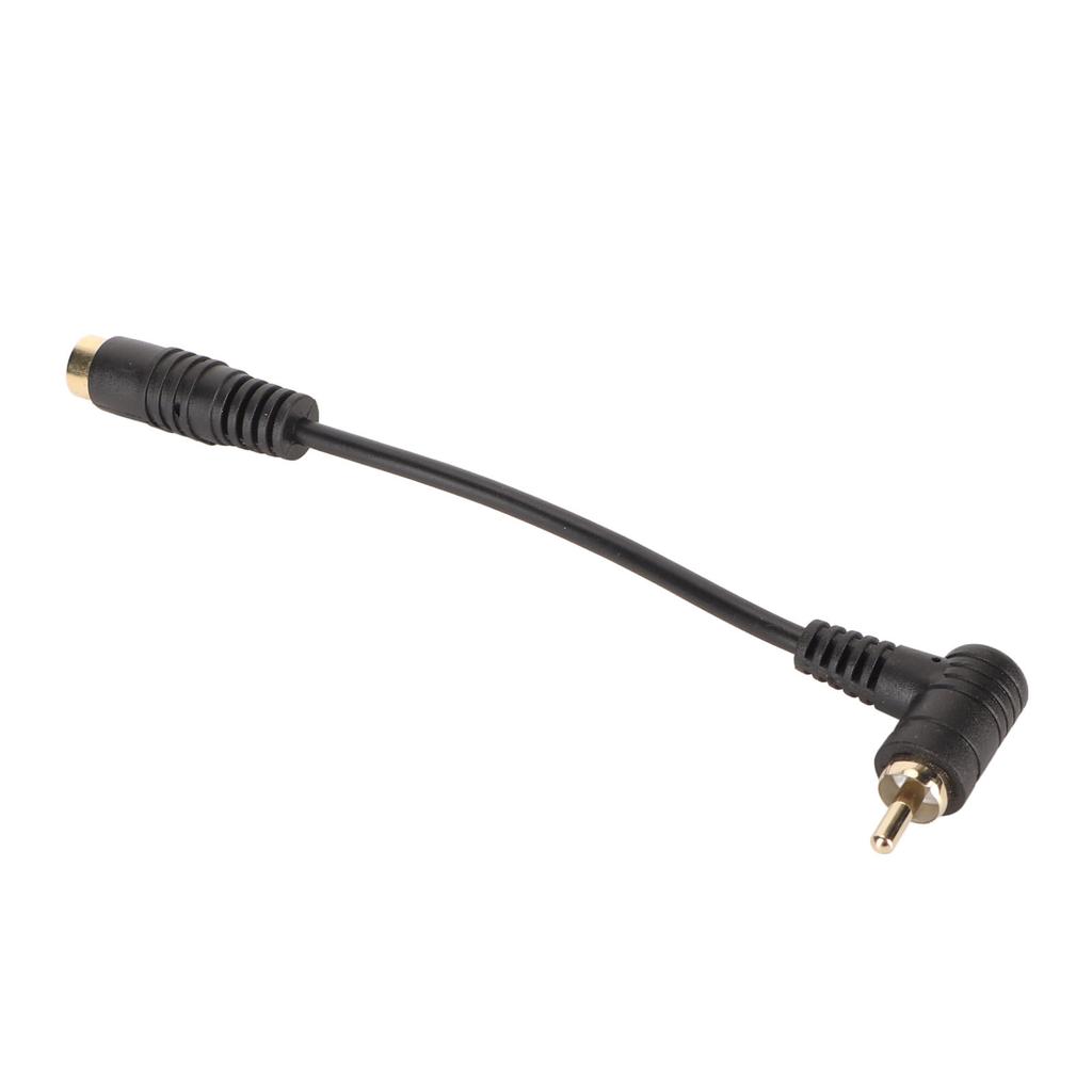4pin Video Samice na 90 Stupňů RCA Samec Kabel Plug and Play Mini DIN 4 Pin na RCA Kabel Kompozitní