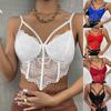 Women's Fashion Casual Lace Wrap Chest Sexy Diamond Backless Camisoler Fishbone Nvel Vest