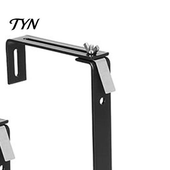 Weather Resistant Planter Supports 4Pcs Adjustable Box Brackets, Stainless Steel Flower Hangers, Stand for Balconies No Drill Plant Fence Balcony