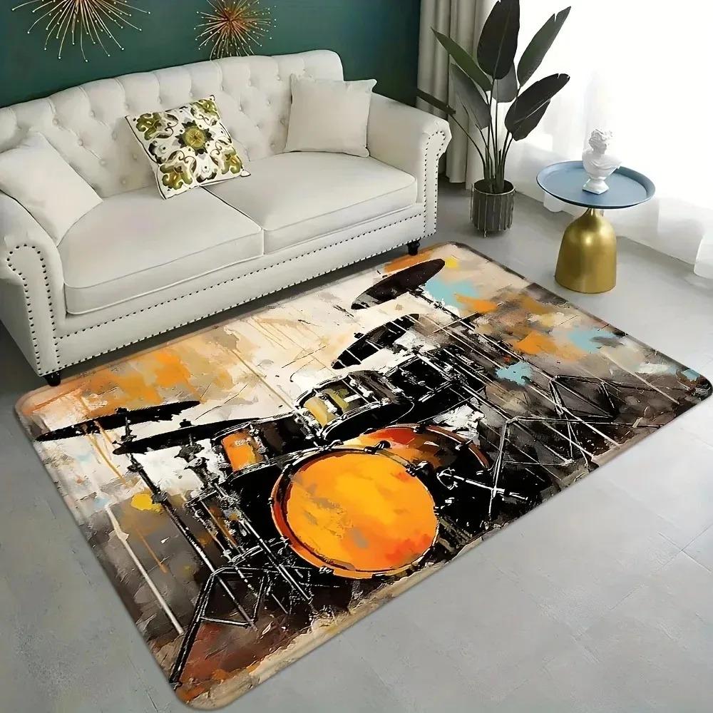 1PC Boat Kitchen Rugs Non-Slip Home Door Mats Pop design Bathroom Rugs Bath Mat Carpet for Home Sink Laundry Decor