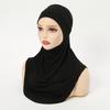New Cotton Jersey Muslim Hijab Underscarf Inner Cap Solid Women Wrap Headscarf Turban Headband Sport Hijab Islamic Headwear Band