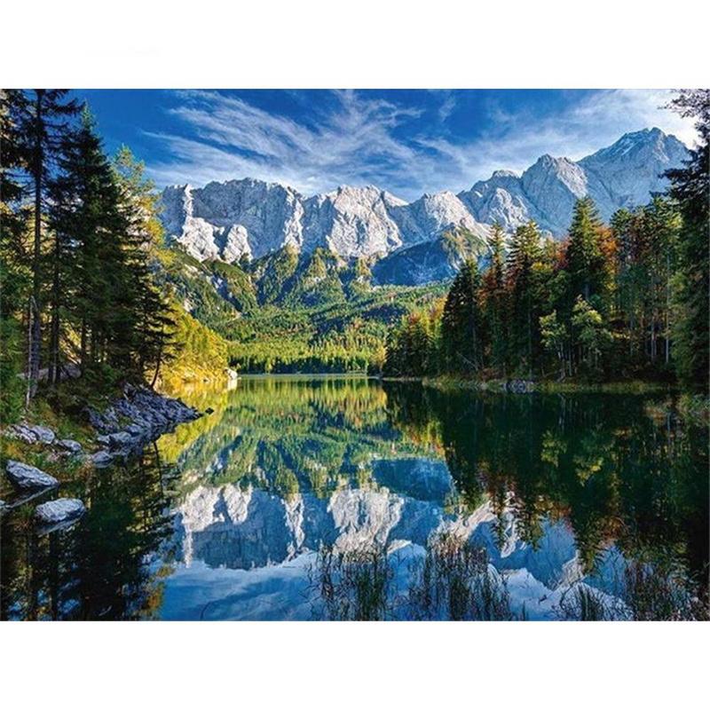 5D DIY pictura cu diamante seara nor mare peisaj arta broderie cu diamant kit punct de cruce complet stras mozaic Home Decor