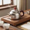 Teapot HighEnd Portable Traditional Tea Kettle Heat Resistant Pot for Travel
