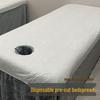 Disposable Dustproof Beauty Salon Bed Cover with Hole - Elastic Fitted Non-Woven Fabric Sheet for Massage Bed