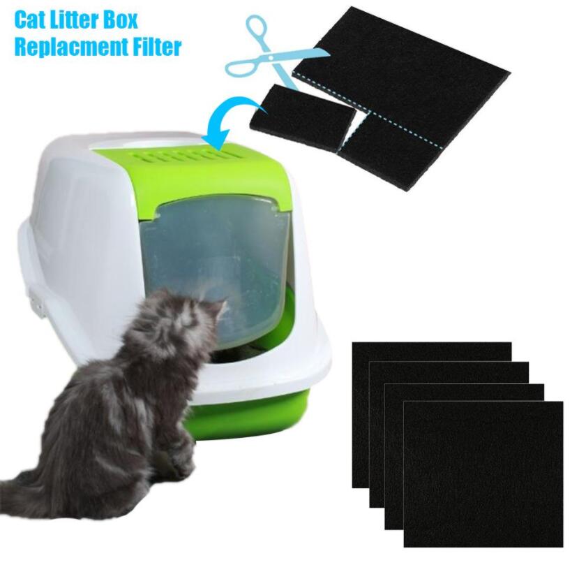 Home 4/6/8 Stück Haustier Katzenstreu Filter Aktivkohle Geruchsentfernendes Pad Kohlepackung Geruchsabsorber Kohlefilter für Haustier Toilette Müll