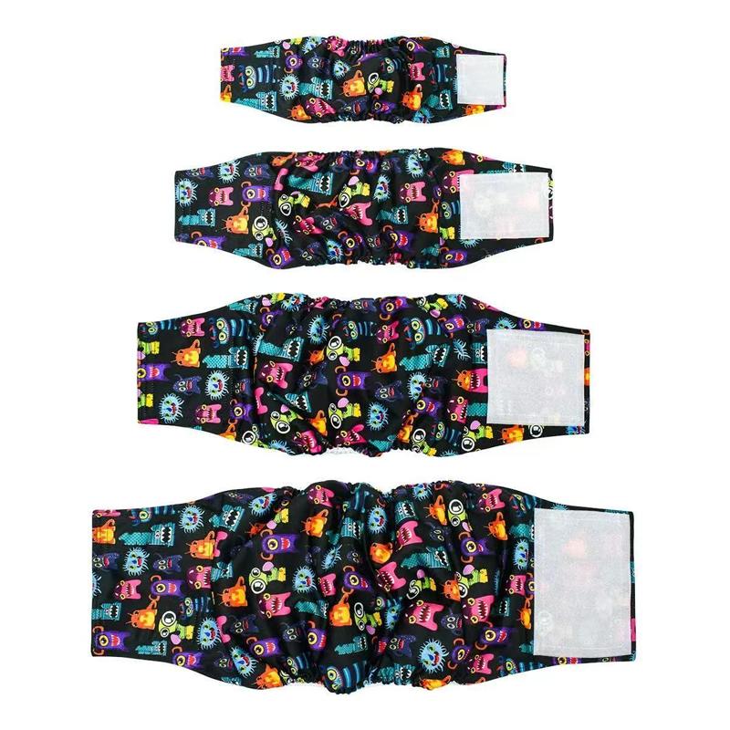 Washable Belly Straps Suitable For Male Dog Diapers, Male Dog Packaging, High Water Absorbent Diapers, Small Male Dog Belly (as the picture,L)