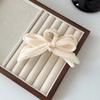 Elegant White Bowknot Hair Claws for Women  Korean Simple Large Size Pearl Mesh Shark Hairpin Hair Claw Hair Accessories