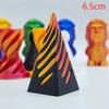 1Pc Kids 3D Printed Spiral Cone Fidgeting Toy Impossible Pyramid Passthrough Sculpture Antistress Anxiety Relieving Adults Toy