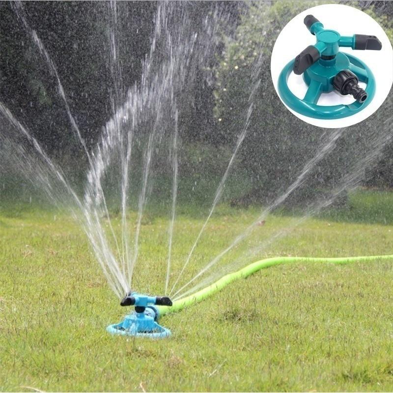 Pulverizator profesional automat pentru grădină, aspersor pentru irigare gazon, nou sistem portabil de udare rotativ la 360°
