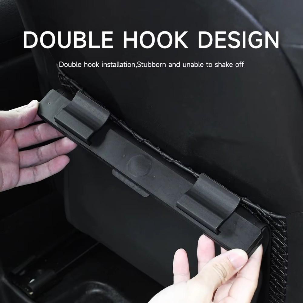 New PU Leather Car Trash Bag Magnet Closure Design Waterproof Vehicle Rubbish Container with LED Light Garbage Can Car Interior