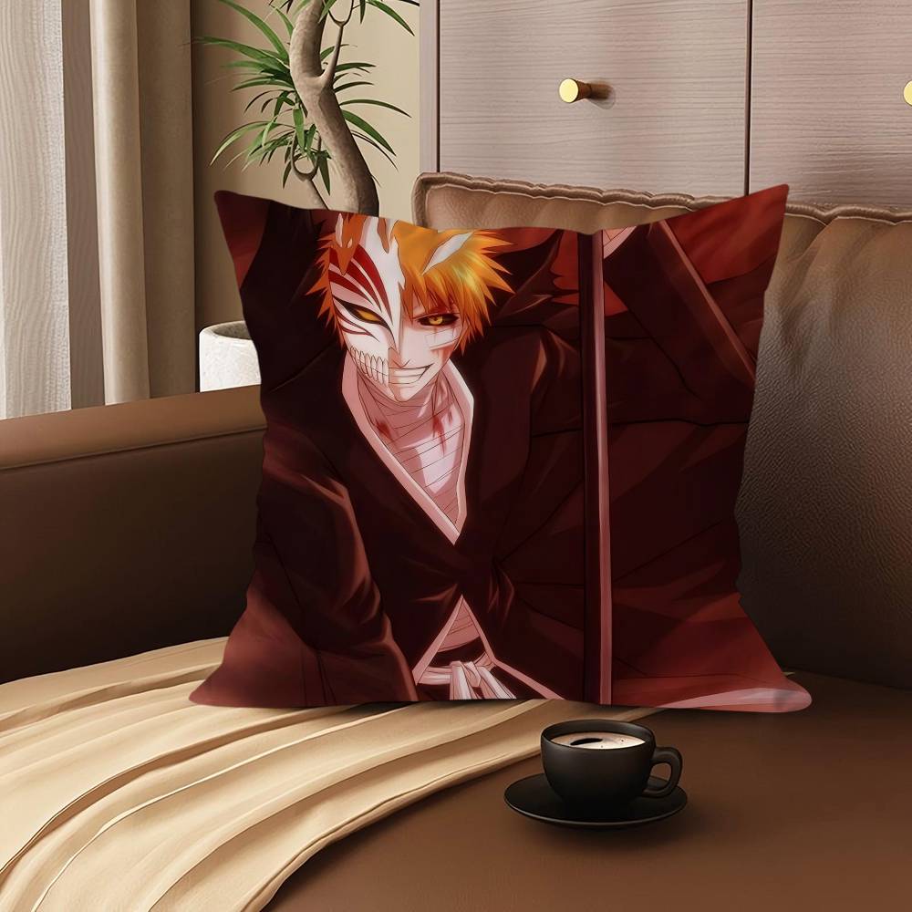 K-Kurosaki Ichigo Cartoon Animation Pillow Cover Sofa Cushion Cover Home Room Decoration Children Gift