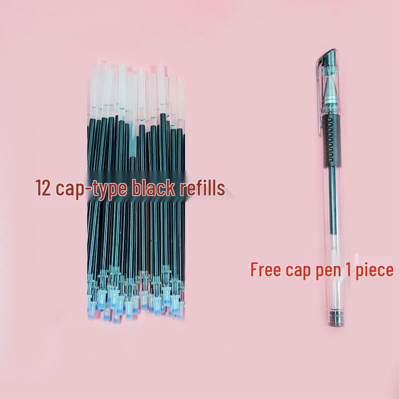 Penna Gel con Punta Sottile da 0,5 mm e Punta a Pallina - Inchiostro Blu, Rosso, Nero per Firmare & Scrivere