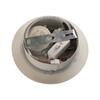 Modern Round Black Wall Sconce Spot Swivel 1Xgu10 + 5W LED Variable Color Parma Light Prestige