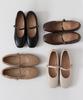 Chaakan Lunel Mary Jane Shirred Flats Plltr3D867 (B Type)