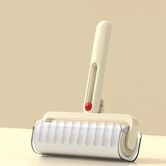 Lint Roller Ergonomic Non-Slip Foldable Handle Tear-off Sticky Sheets Reusable Lint Roller Cat Hair Remover Tool