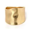 Glossy Wave Bracelet European and American Extremely Simple Style Irregular Opening Bracelet Women's Jewelry