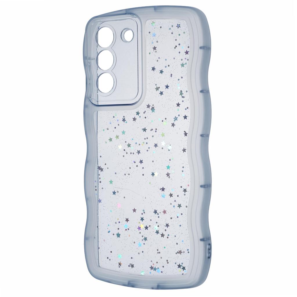 JTW Series for Samsung Galaxy S22 5G TPU Case Shockproof Epoxy Phone Cover Wavy Edge