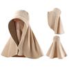 Round Top Large Brim Hat with Neck Flap Face Covering Mask Summer UV Protection Hat Lightweight Sun Visor Hat for Outdoor Travel