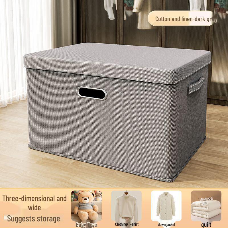 Extra Large Moisture-Proof Storage Box for Clothes and Bedding - Thick, Mildew-Resistant, High Capacity Organizer