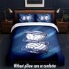 Birmingham City Design Bed Bedding Set 1 Duvet Cover + 2 Pillowcases Soft Breathable Household Bed Linens
