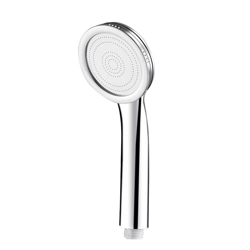 High Pressure Water Saving Rainfall Shower Head Bathroom Accessories ABS Chrome Holder Showerhead Bathroom Accessories White