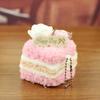 Plush Cake Pendant Keychain With Pp Cotton Filling For Kids And Adults