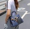 Nuova borsa da mendicante tascabile a colori abbinati, primo strato di pelle bovina, pelle swift 2528, borsa da donna alla moda