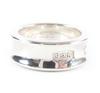 Great TIFFANY&Co. Ring Narrow Long Silver 925 Women Used