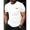 Simple Seagull Logo Print T-shirt Graphic T-shirt High Quality Men Women Short Sleeve T-shirt Men's Sportswear Men's Top