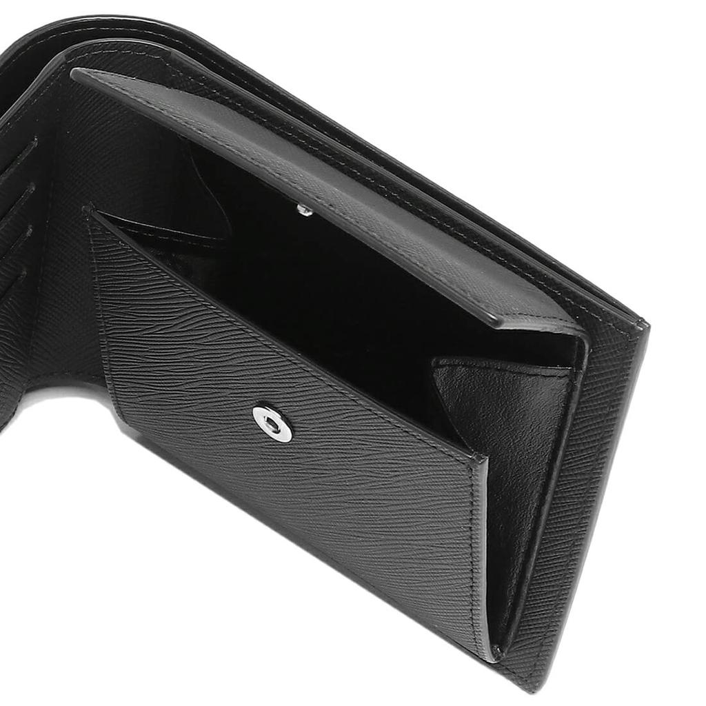 [Dunhill] Men's PLAIN 4CC & COIN PURSE BILLFOLD WALLET 22R2P10PS 001R Black [Parallel Import]